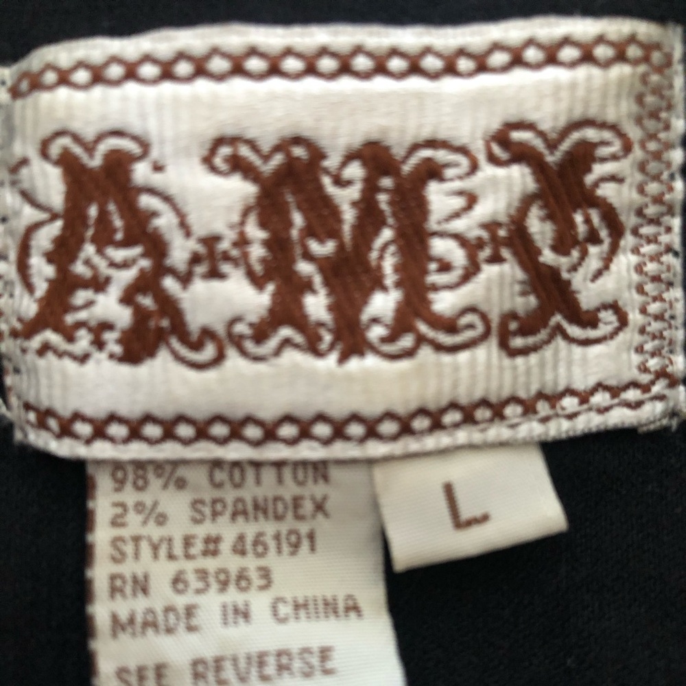 Black Corduroy Jean Style  Jacket - Picture 5 of 6